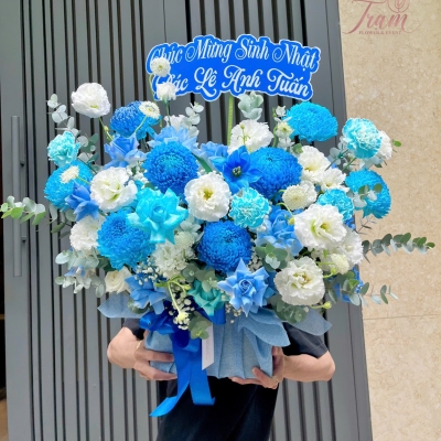 Box Hoa Tone Xanh Dương – Thanh Khiết Và Sang Trọng