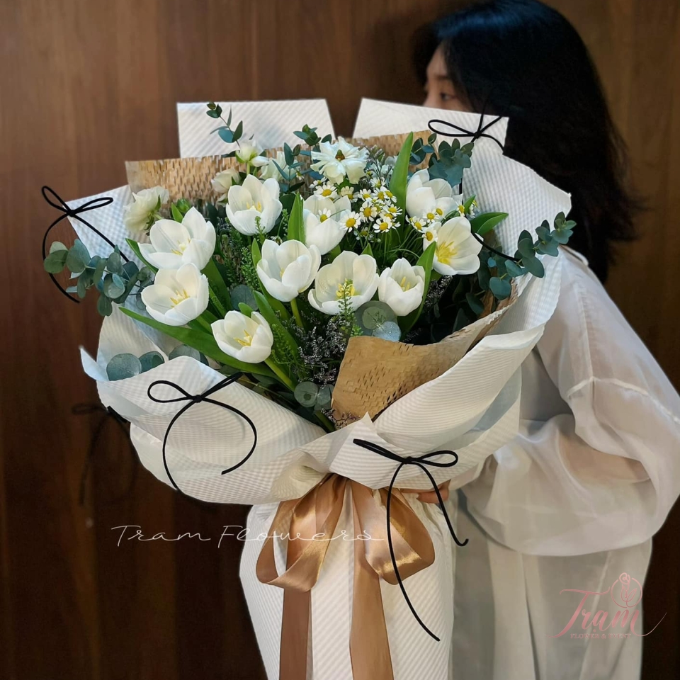 Bó hoa tulip tặng bạn trai 