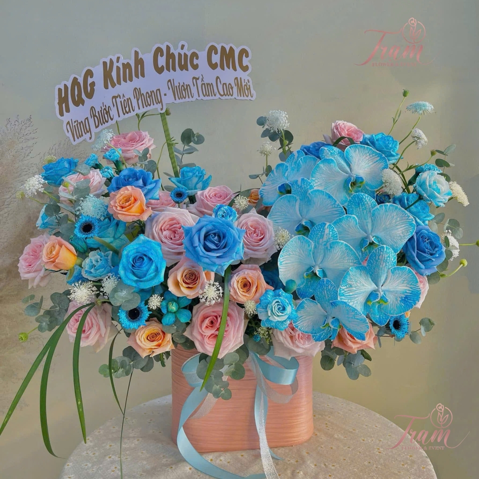 Vươn Tầm Cao Mới – Giỏ Hoa Chúc Mừng Khai Trương Doanh Nghiệp