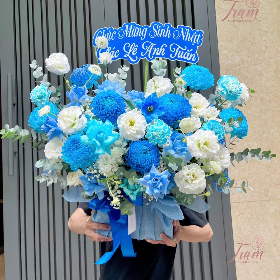 Box Hoa Tone Xanh Dương – Thanh Khiết Và Sang Trọng