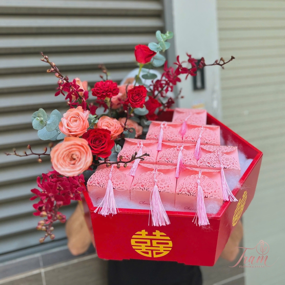 Mâm Tráp Bánh Ngọt – Biểu Tượng Ngọt Ngào Hạnh Phúc Lứa Đôi